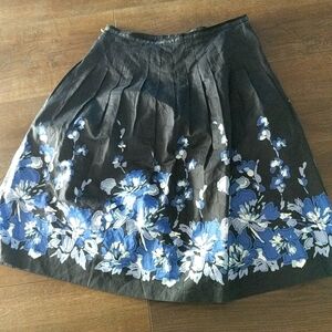 Charter Club Pleated Floral Skirt Size 6